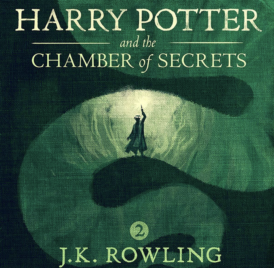 Bok cover: Chamber of Secrets J.K. Rowling 